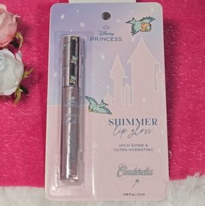 Disney Princess Shimmer Lip Gloss Cinderella Collectible Nostalgic Makeup Glam